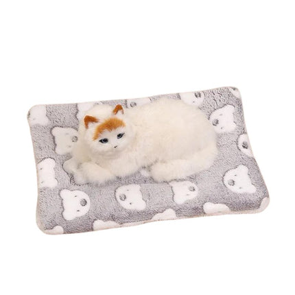 Coussin pour chat carré gris