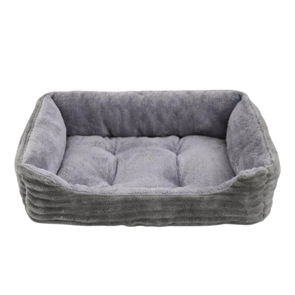 Coussin pour chien lavable gris