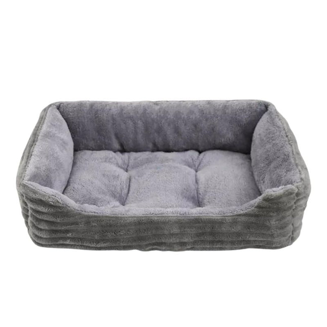 Coussin pour chien lavable gris