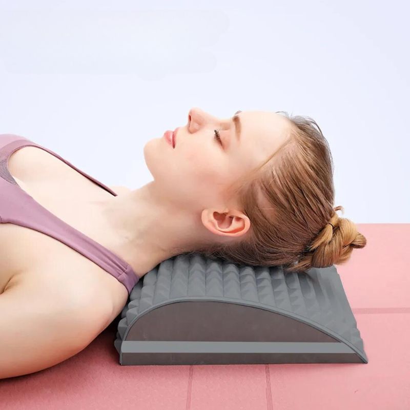 Coussin yoga pour étirement du dos