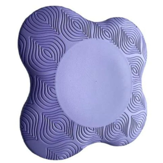 Coussin yoga protège-genoux violet