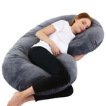 Coussin grossesse en forme de C ultra doux - Vignette | EspaceCoussin