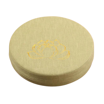 Coussin yoga méditation épais vert