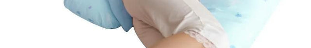 Coussin grossesse confortable en coton, pour femmes enceintes bleu