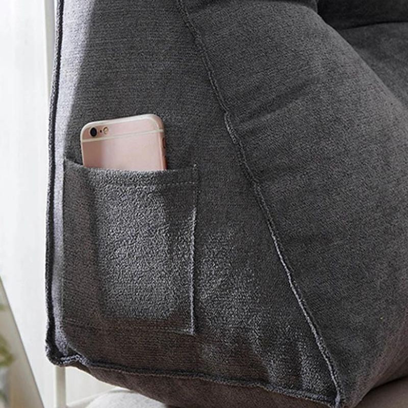 Coussin de lecture avec dossier réglable pour lit, chaise et canapé avec support téléphone