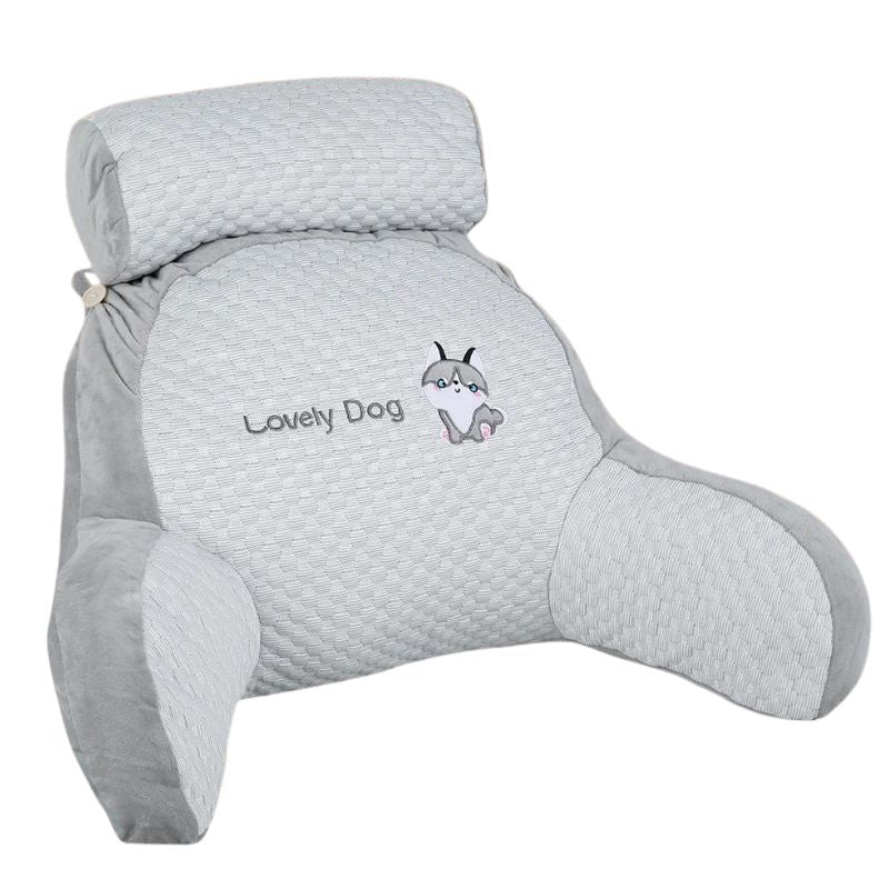 Coussin de lecture confortable pour enfant chat