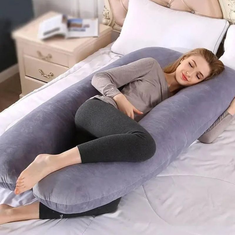 Coussin de Grossesse en Forme de U pour Femme Enceinte