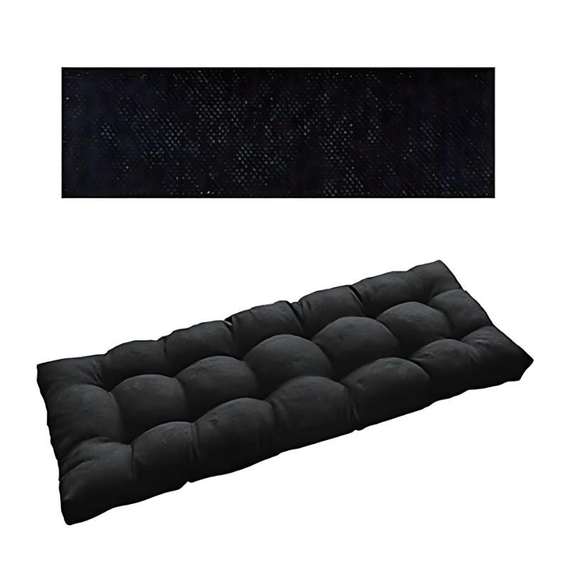 Coussin pour banc noir