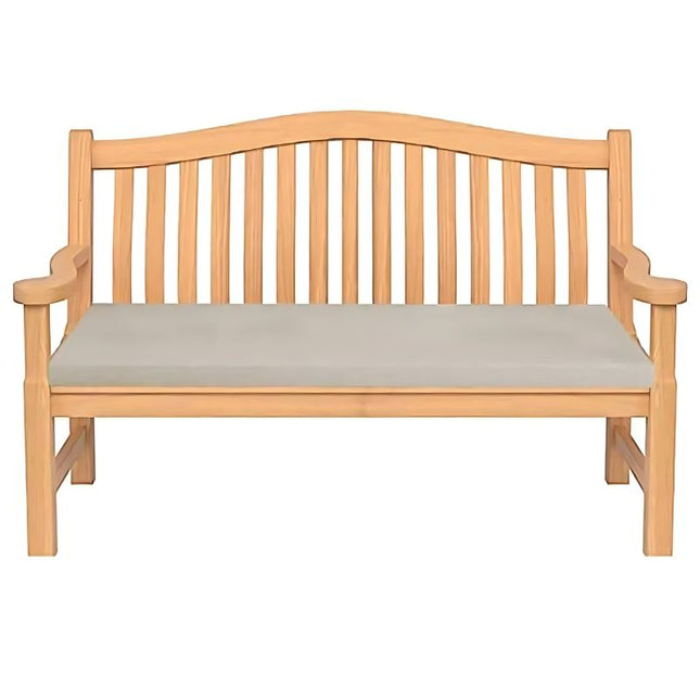 Coussin bain de soleil pour banc gris